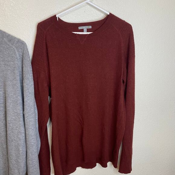 Horny Toad Lot Of Two Mens Wool/Cashmere Sweaters Gray Maroon Size XL - Picture 6 of 9